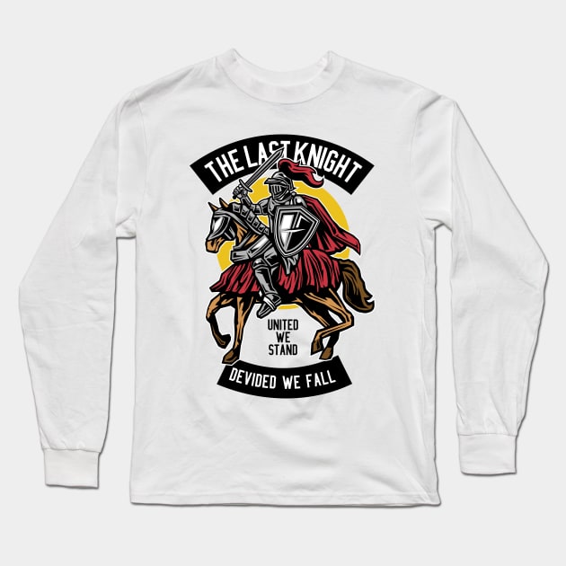 Knight on Horse Long Sleeve T-Shirt by ShirtyLife